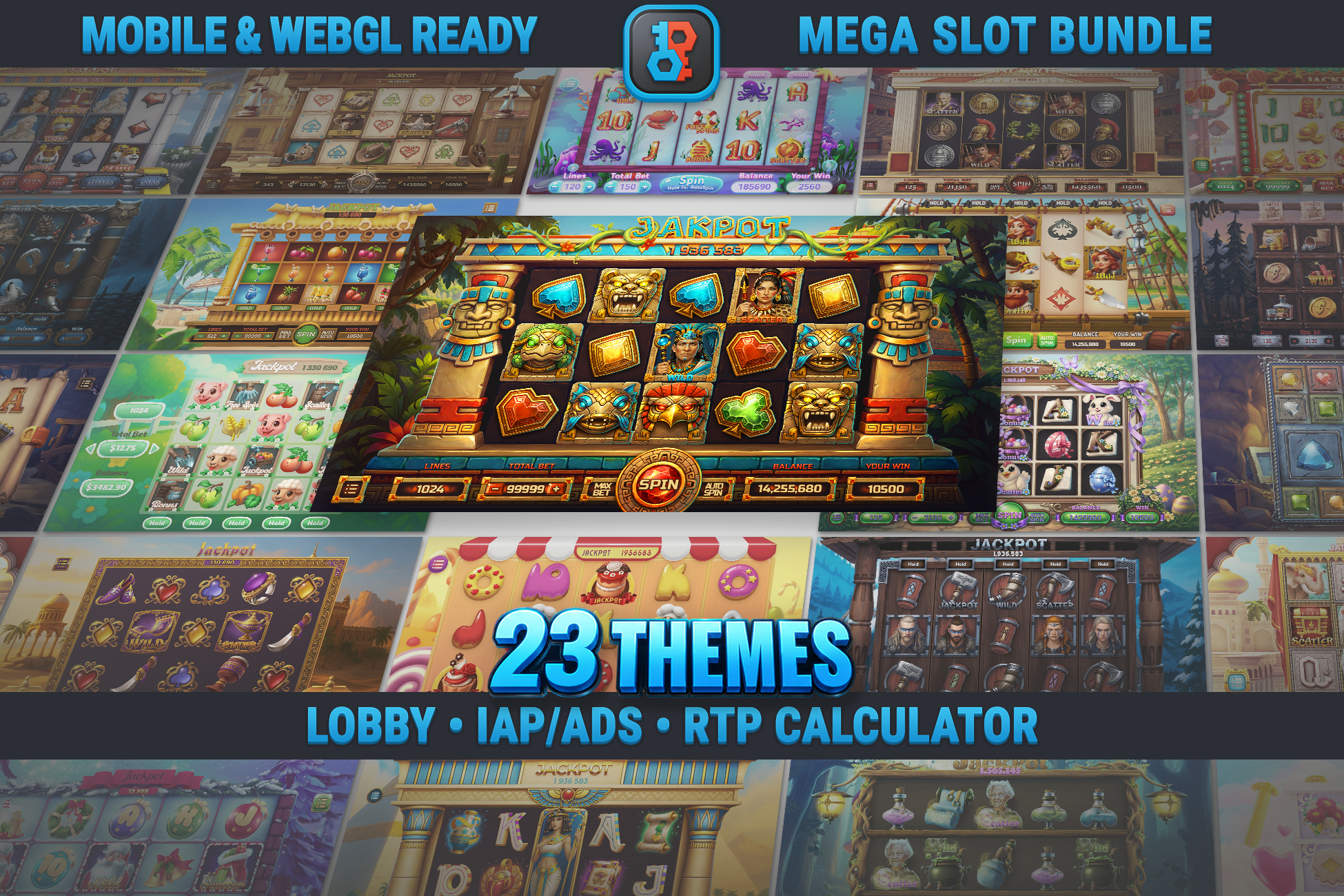 MK Slot Mega Bundle • 23 Casino Templates screenshot 1