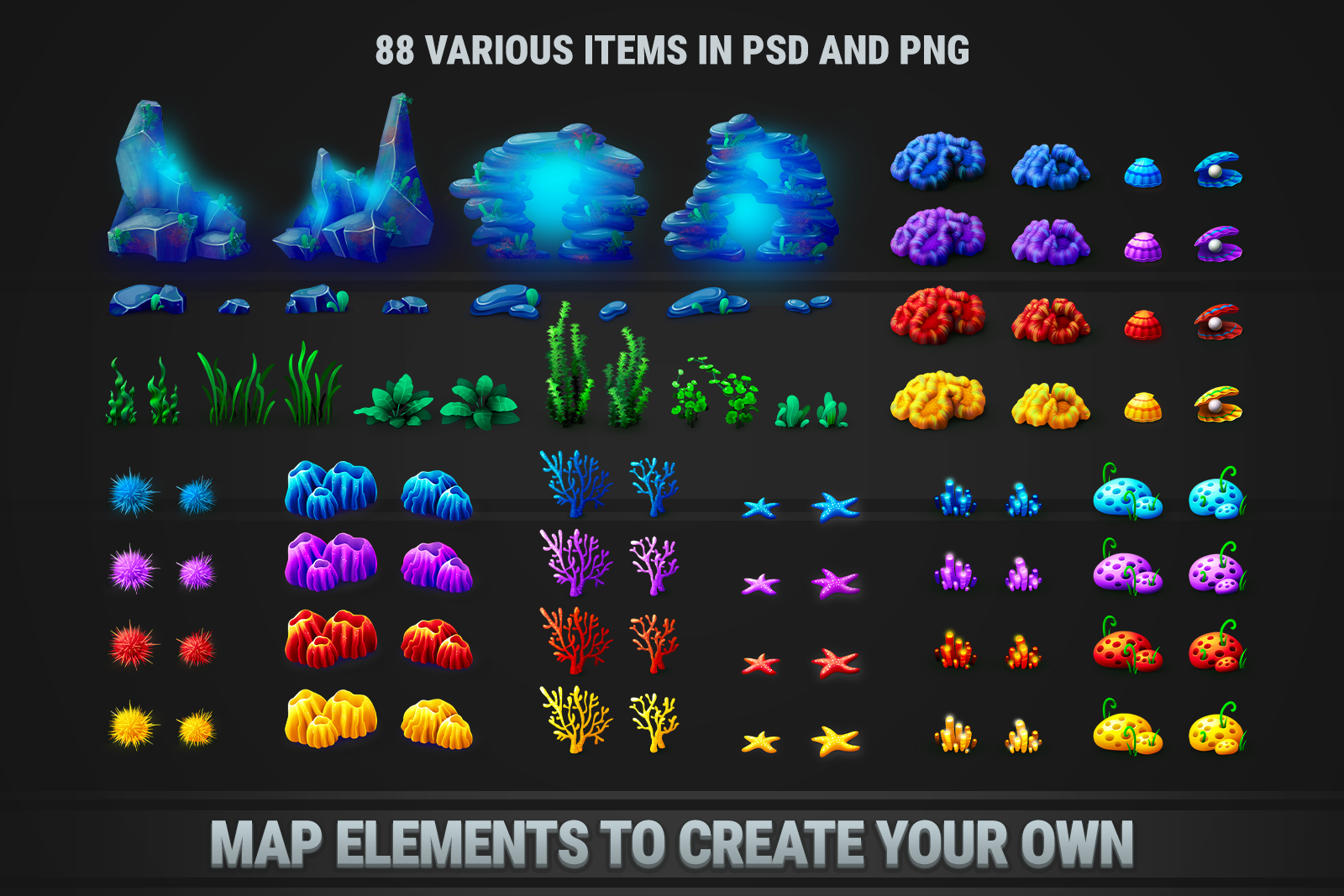 MK Puzzle Level Map Pack • 4 Themes Bundle screenshot 9