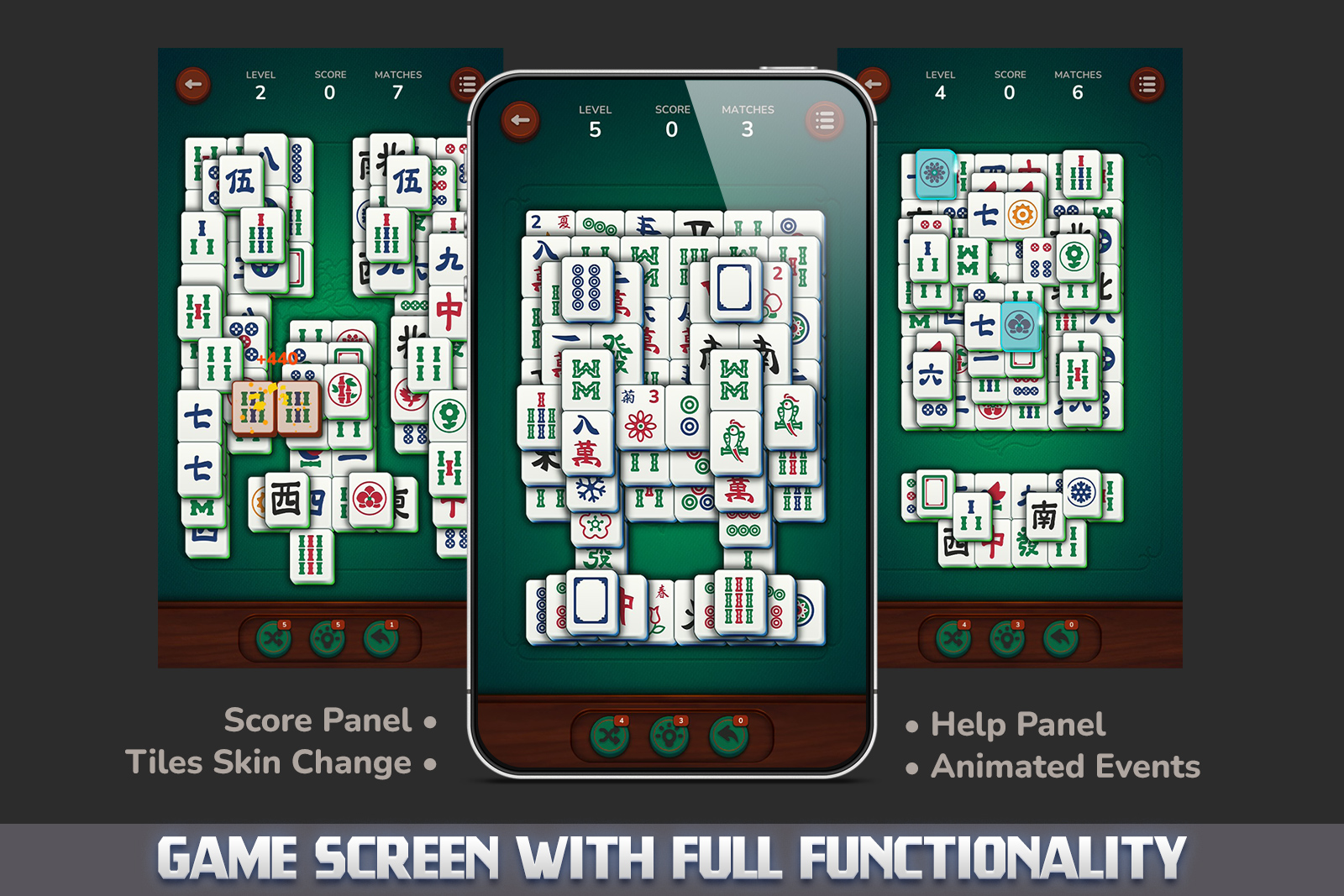 MK Mahjong Solitaire Kit • Tile Match Game Template screenshot 3