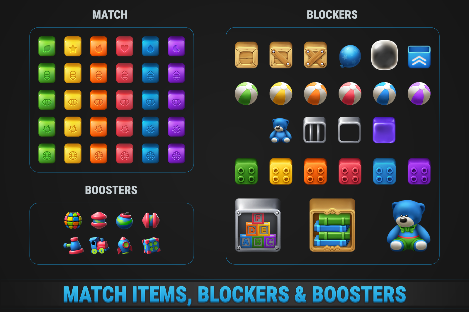 MK Match-2 Blast Kit • Puzzle Game Template screenshot 6