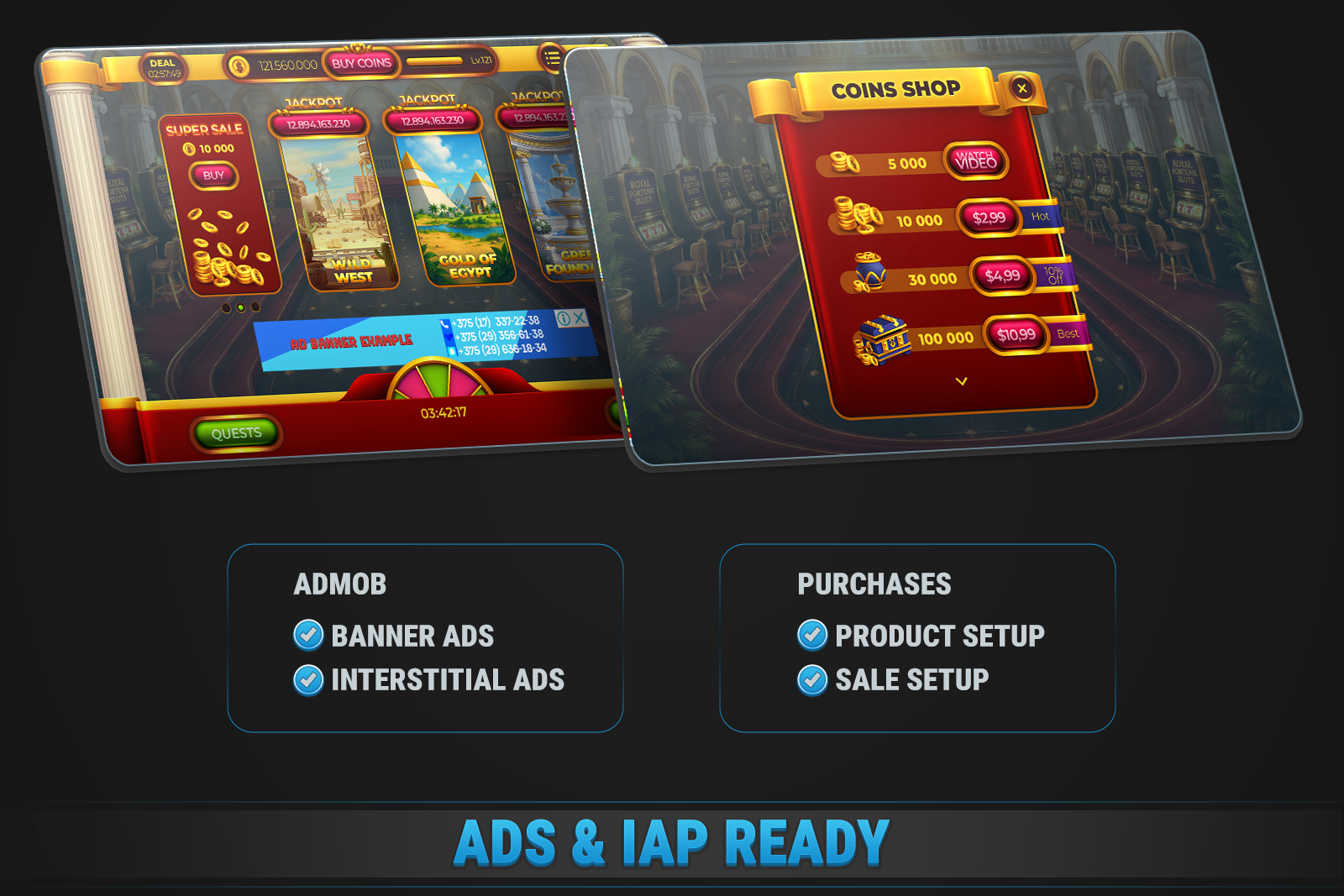 MK Slot Bundle • Ancient Civilizations Casino Template screenshot 7