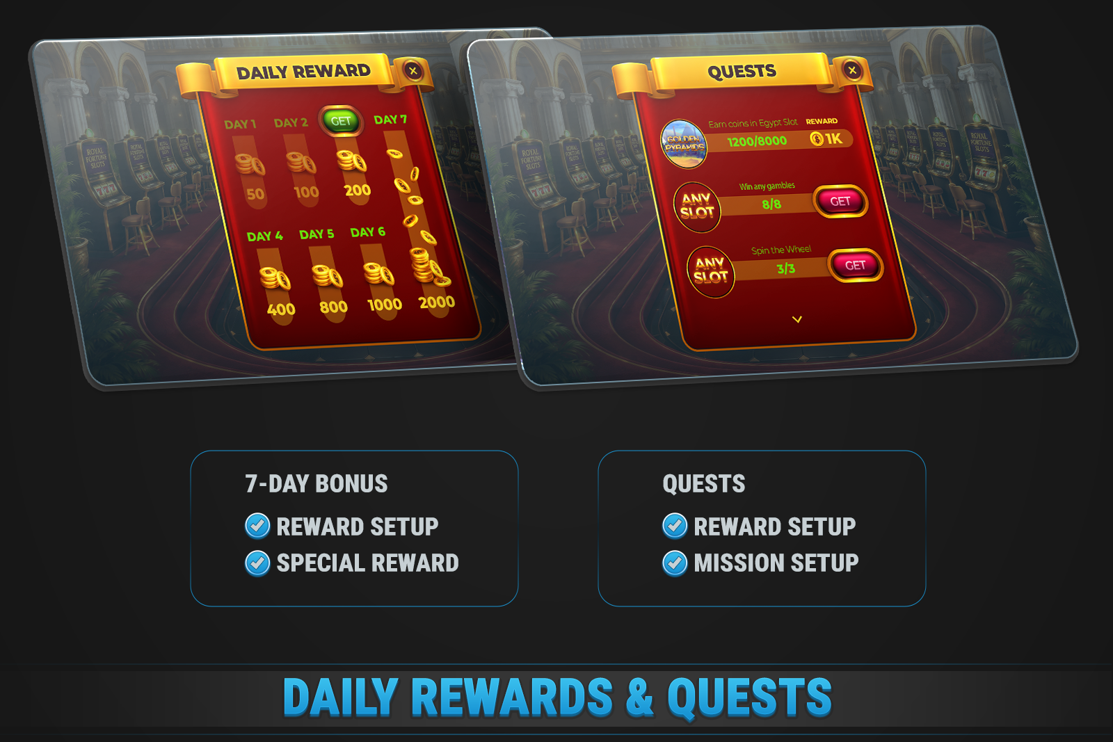 MK Slot Bundle • Ancient Civilizations Casino Template screenshot 8