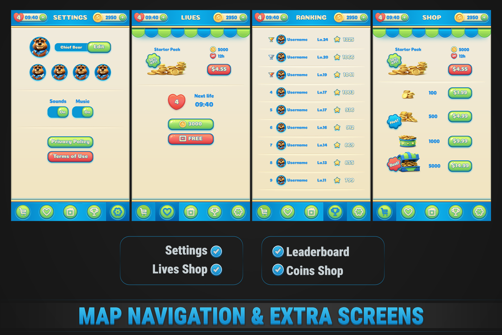 MK Match-2 Blast Kit • Puzzle Game Template screenshot 9