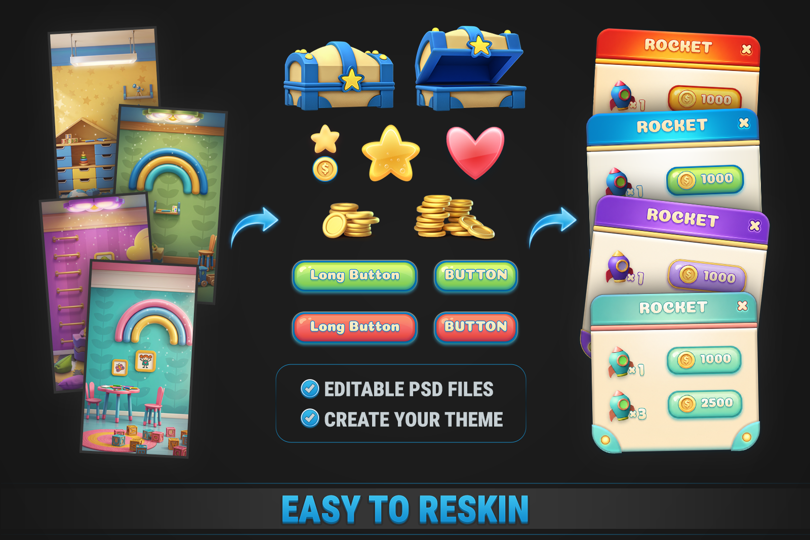 MK Match-2 Blast Kit • Puzzle Game Template screenshot 10