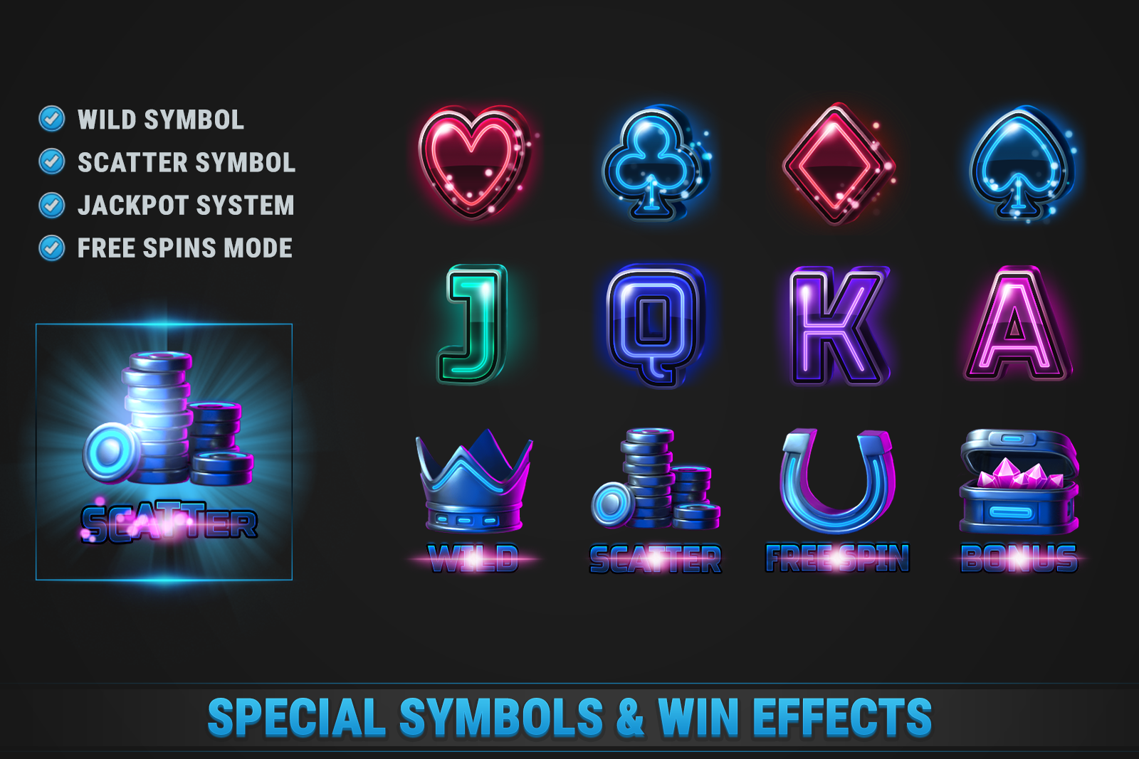 Neon Suits Slot • HTML Responsive Casino Game screenshot 2
