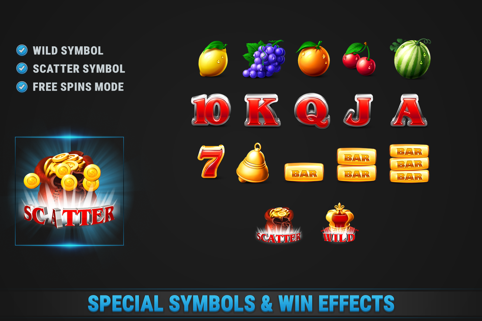 Realistic Slot Machine • HTML Responsive Casino Game screenshot 2