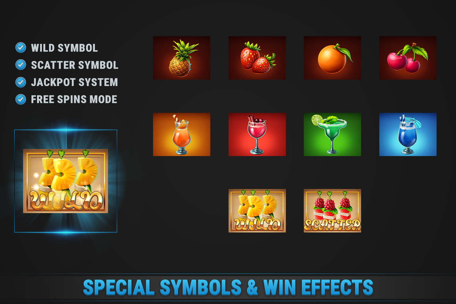 Tropical Beach Slot • HTML Responsive Casino Game screenshot 2
