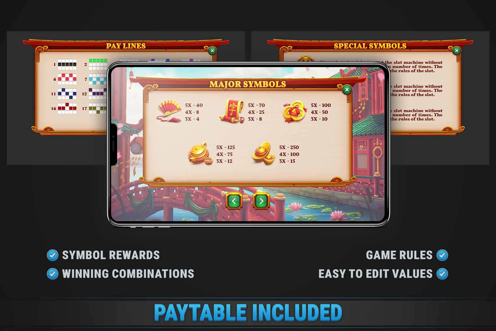 China Town Slot • HTML Responsive Casino Game screenshot 4