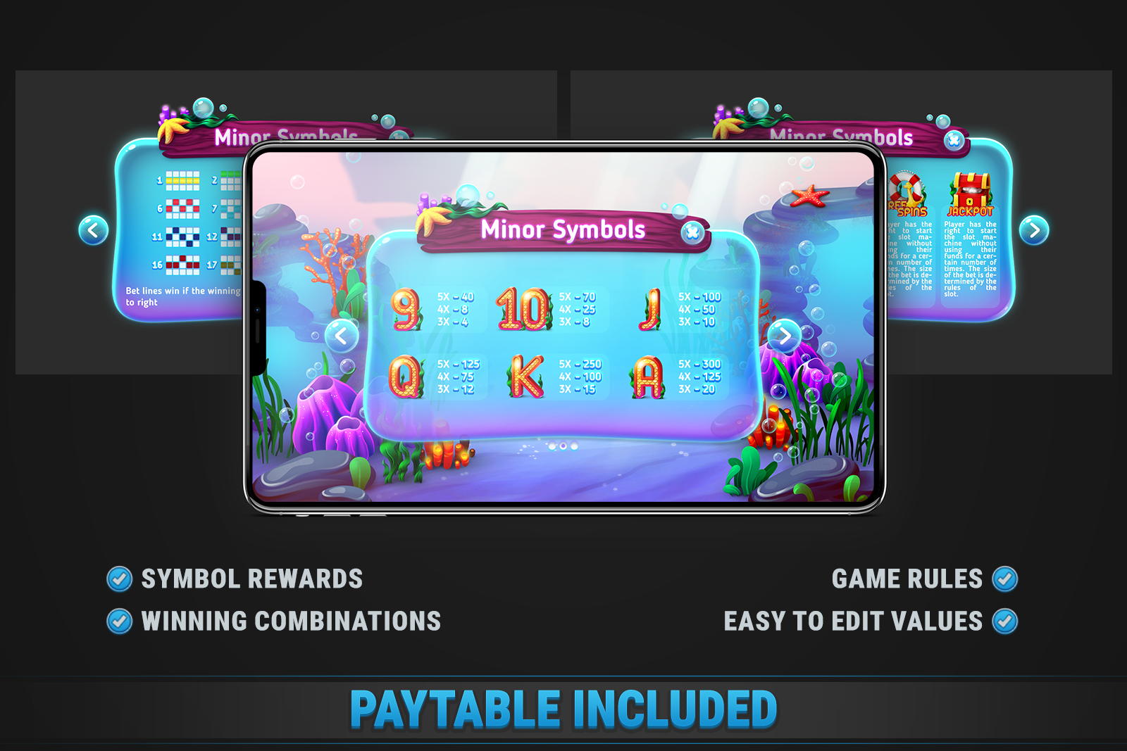 Underwater Slot • HTML Responsive Casino Game screenshot 4
