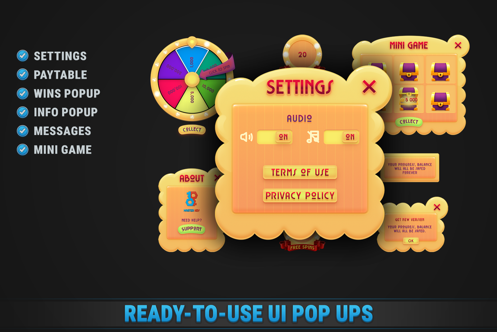 Candy Slot • HTML Responsive Casino Game screenshot 5
